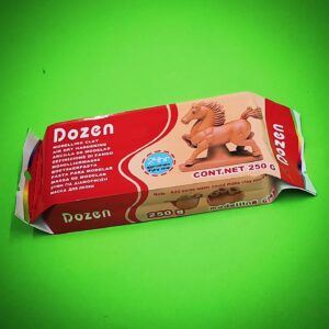 Пластилін скульптурний 250г теракотовий Dozen. B250