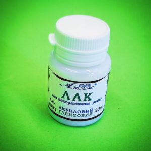 Лак акриловий глянсовий Атлас 20мл. AS1001